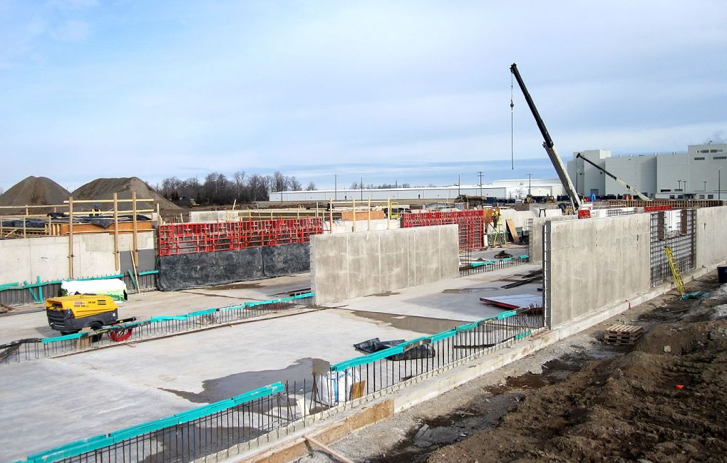 Construction of Jungbunzlauer citric acid aeration tanks